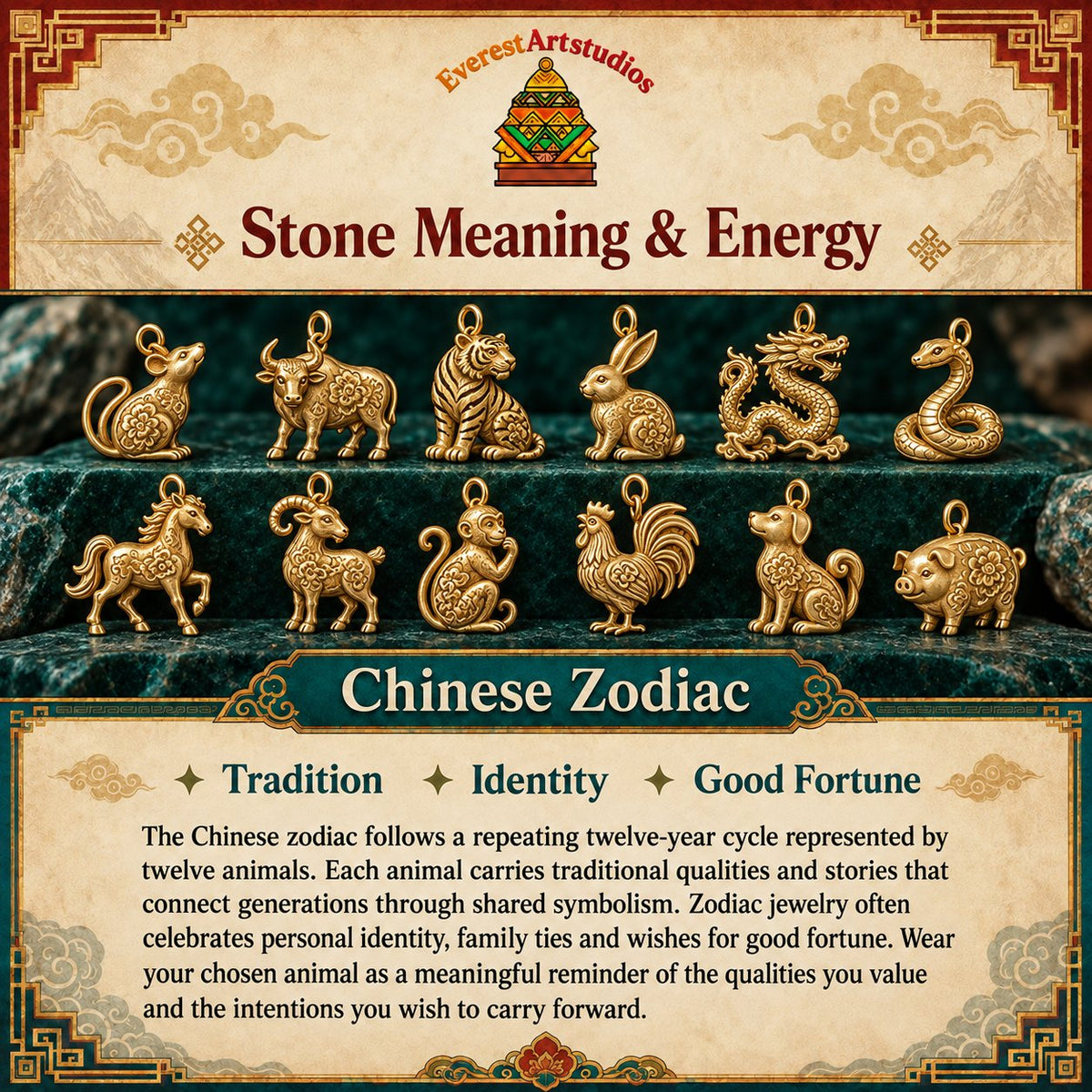 EverestArtstudios Chinese Zodiac Meaning & Energy