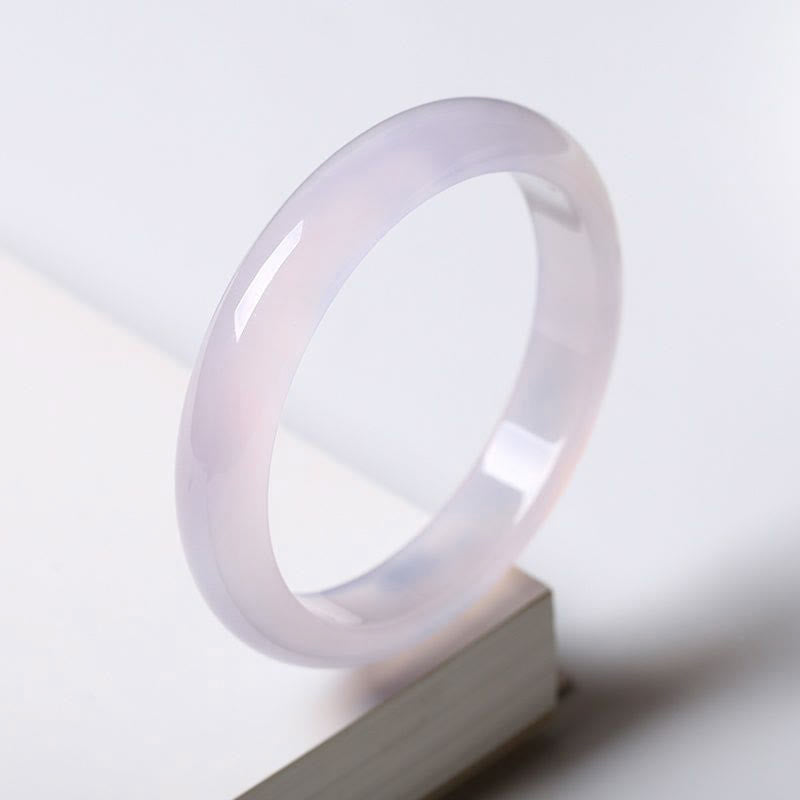 EverestArtstudios Natural Chalcedony Positive Energy Bracelet Bangle