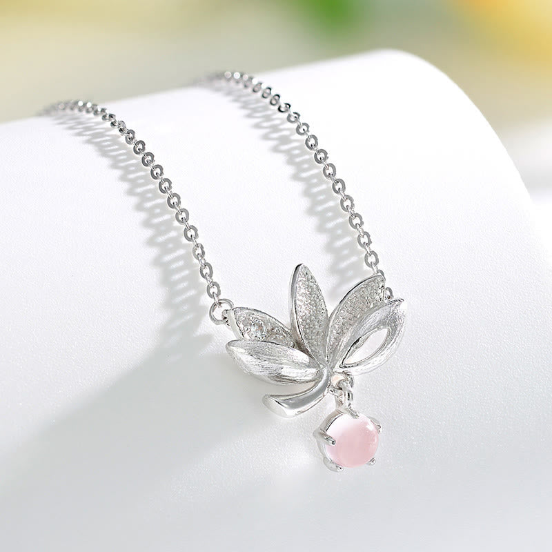 EverestArtstudios 925 Sterling Silver Lotus Keep away evil spirits Necklace Pendant