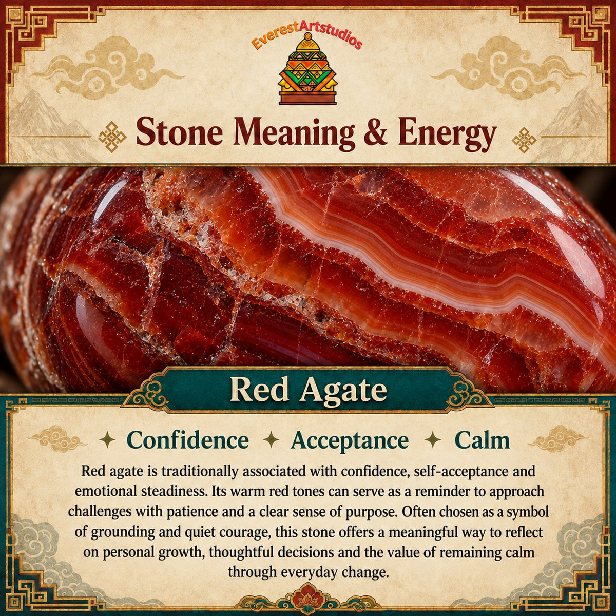 EverestArtstudios Red Agate Meaning and Energy