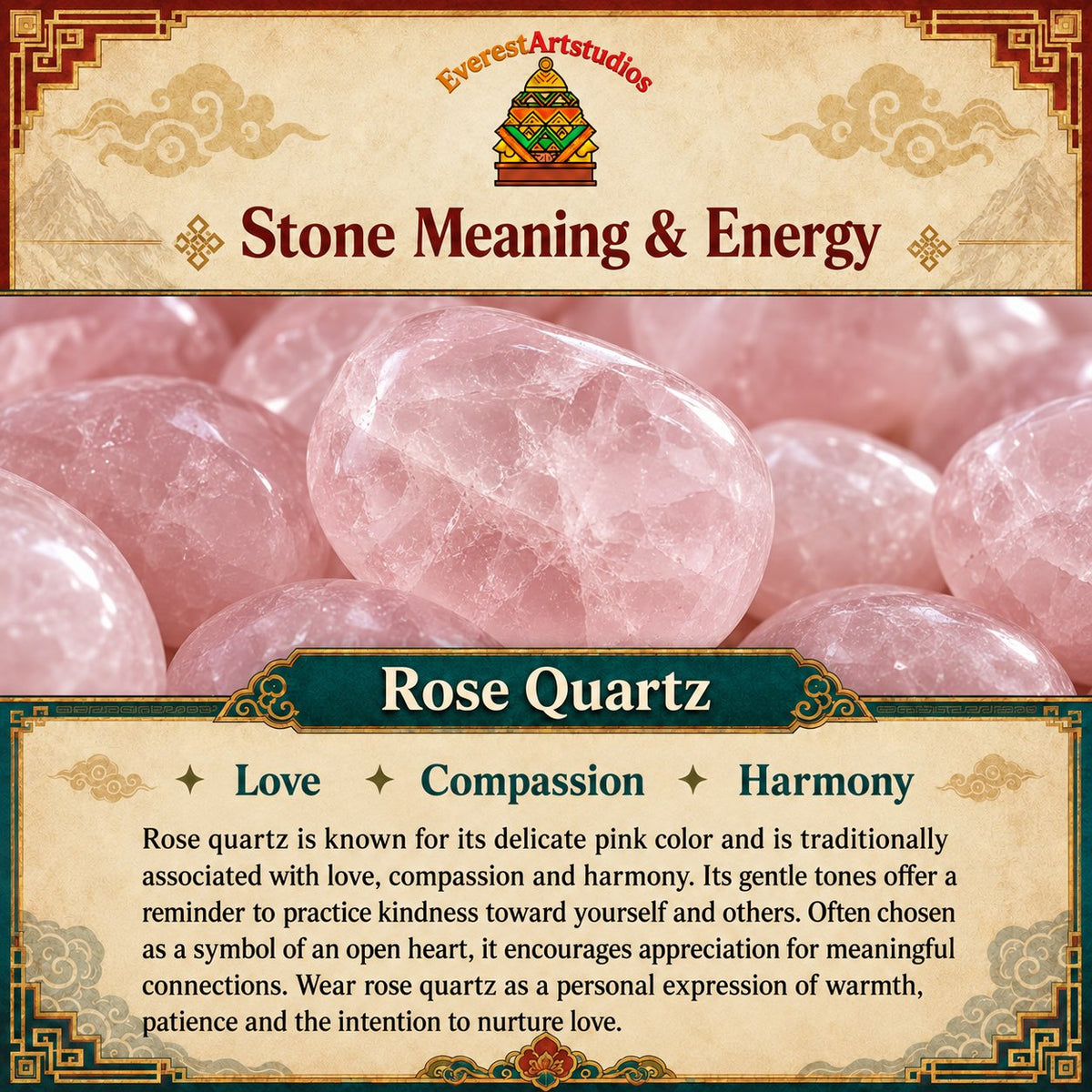 EverestArtstudios Rose Quartz Meaning & Energy