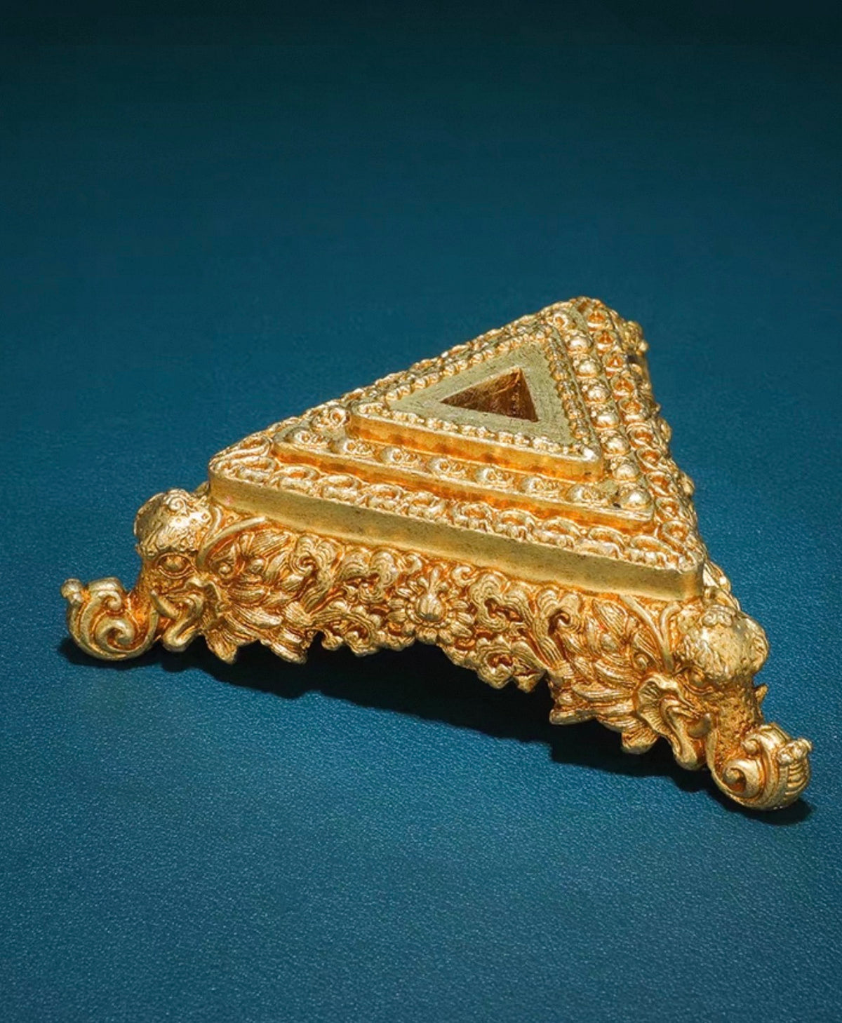 Handcrafted 8.5” Phurba Vajra Dagger Vintage Handmade Nepal Tibetan Pure Brass Amulet