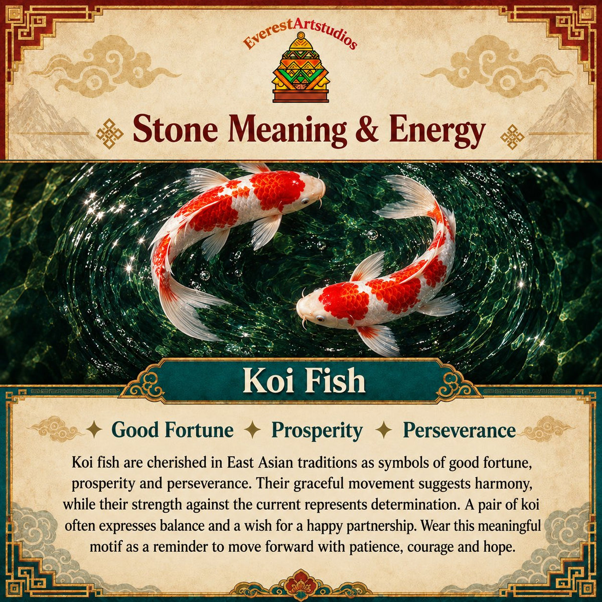 EverestArtstudios Koi Fish Meaning & Energy