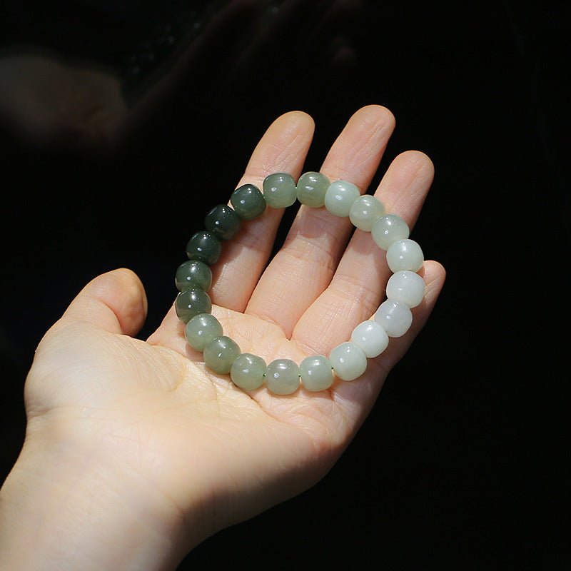 EverestArtstudios Gradient Jade Luck Blessing Bracelet