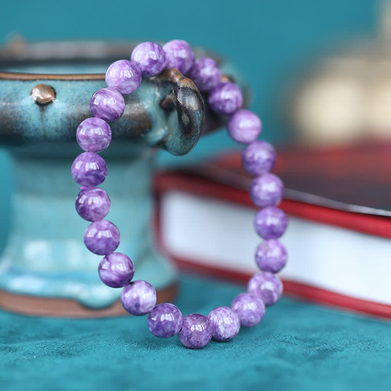 EverestArtstudios Amethyst Crystal Positive Transformation Bracelet