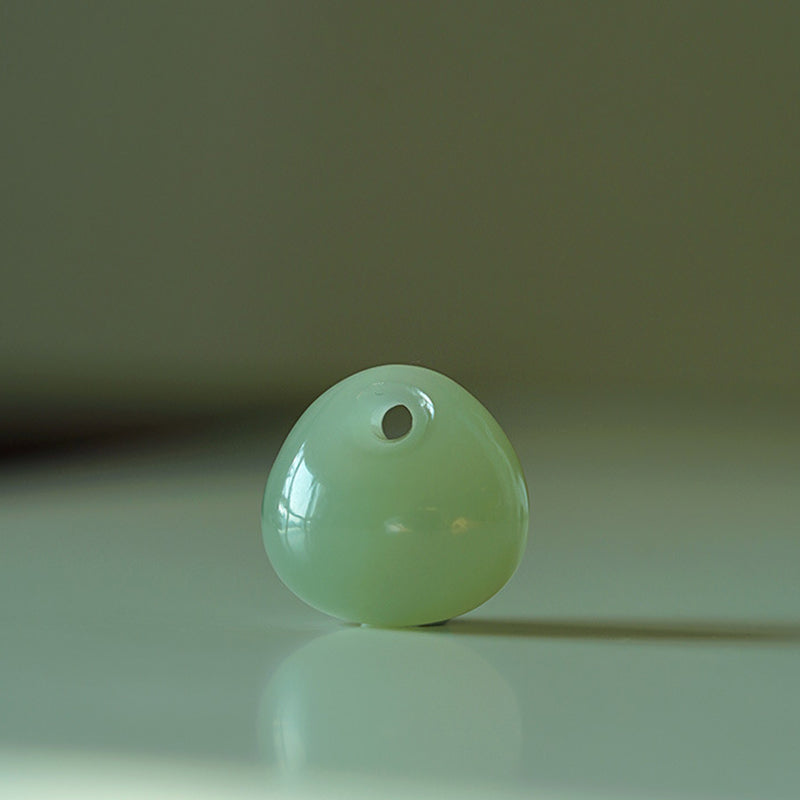 EverestArtstudios Natural Jade Luck Prosperity Necklace Pendant