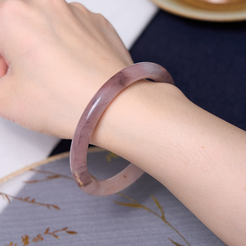 EverestArtstudios Enhance Happiness and Joy Purple Bracelet Bangle Bundle