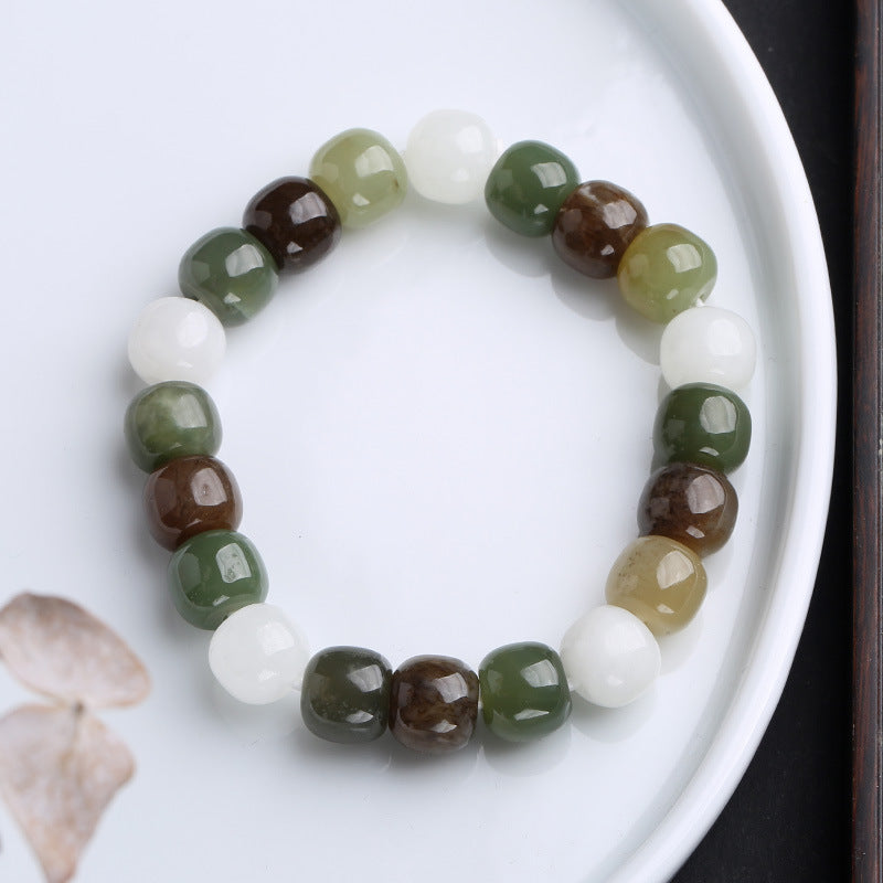 EverestArtstudios Gradient Jade Luck Blessing Bracelet
