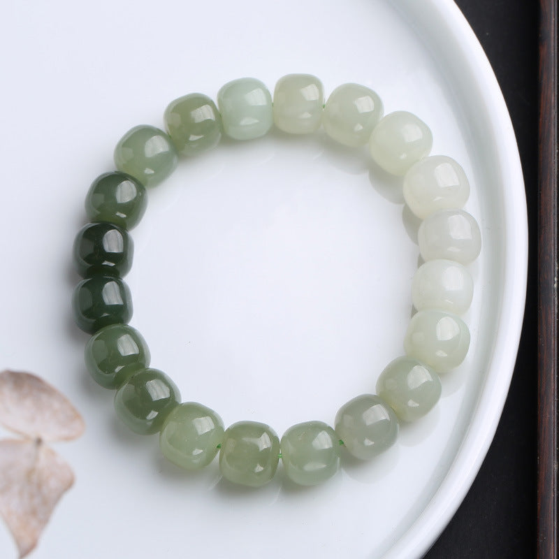 EverestArtstudios Gradient Jade Luck Blessing Bracelet