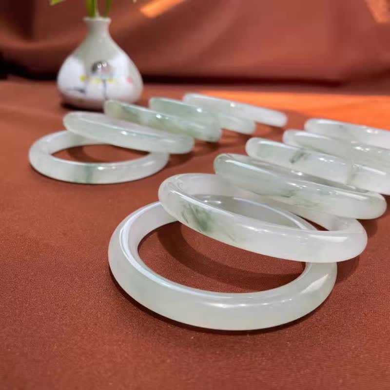 EverestArtstudios Jade Abundance Luck Blessing Bracelet Bangle