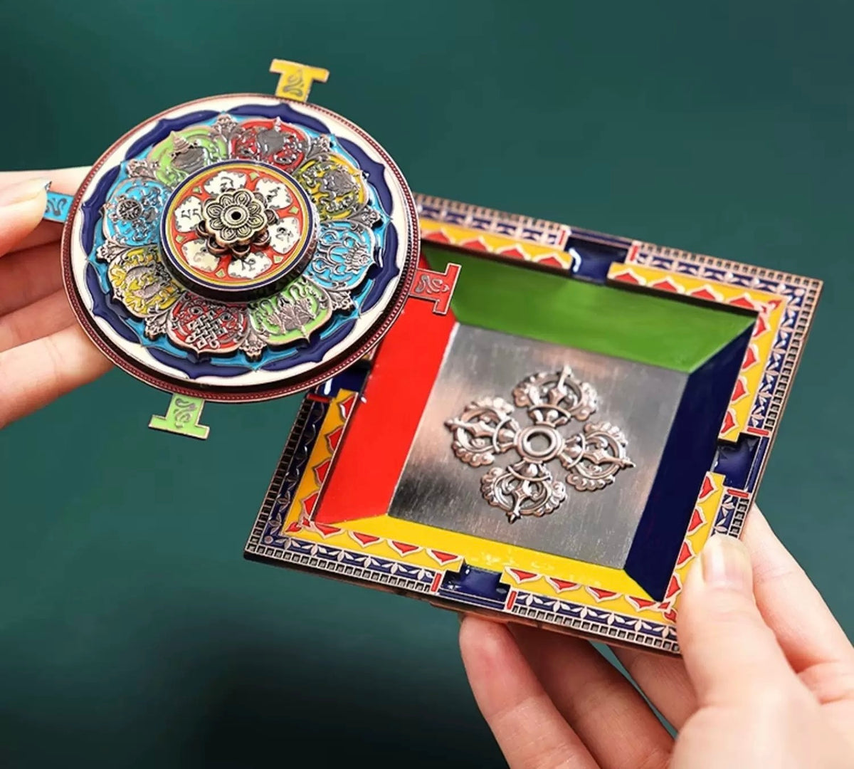 Tibetan Mandala Incense Holder