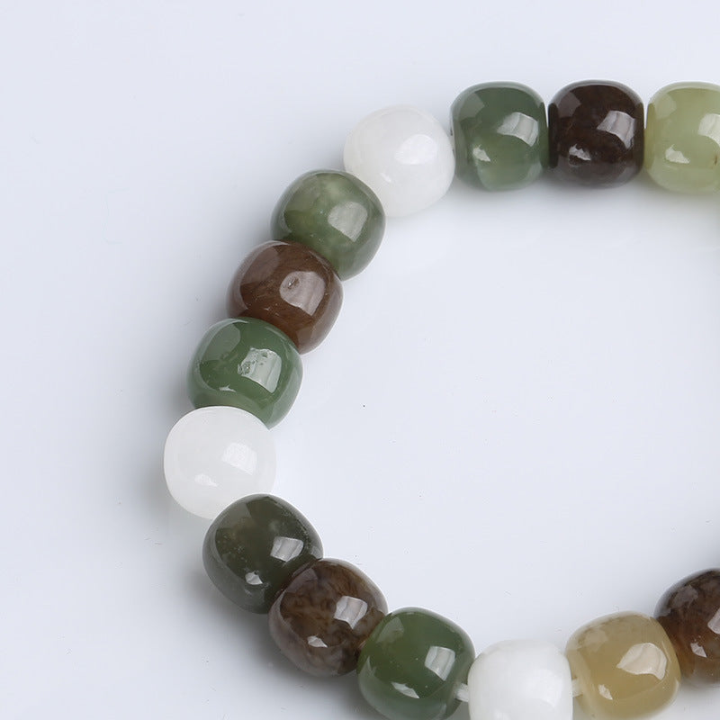 EverestArtstudios Gradient Jade Luck Blessing Bracelet