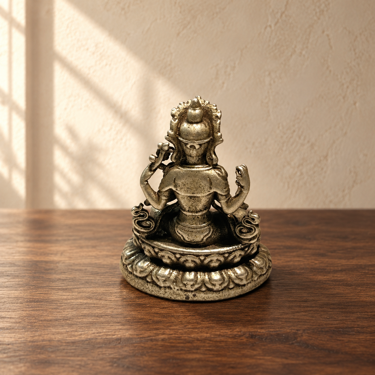 Four-Armed Avalokiteshvara rear detail
