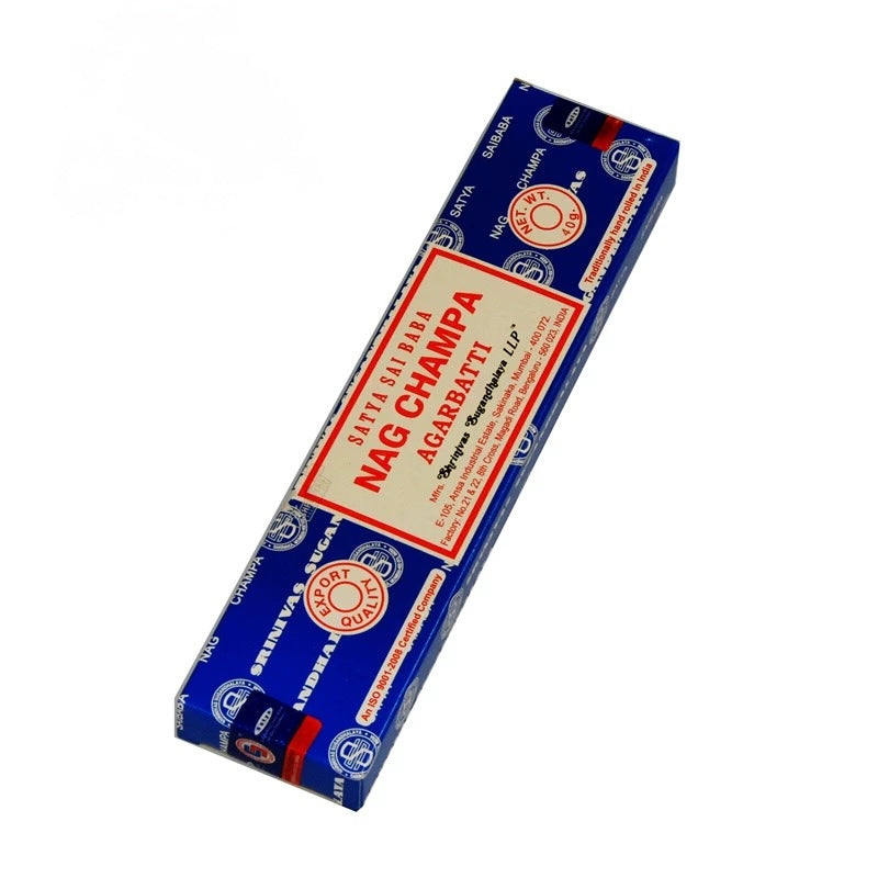 Authentic Nag Champa Sai Baba Incense | Natural Indian Sandalwood & Floral Aroma | 15g / 40g Packs | Meditation & Relaxation Incense Sticks