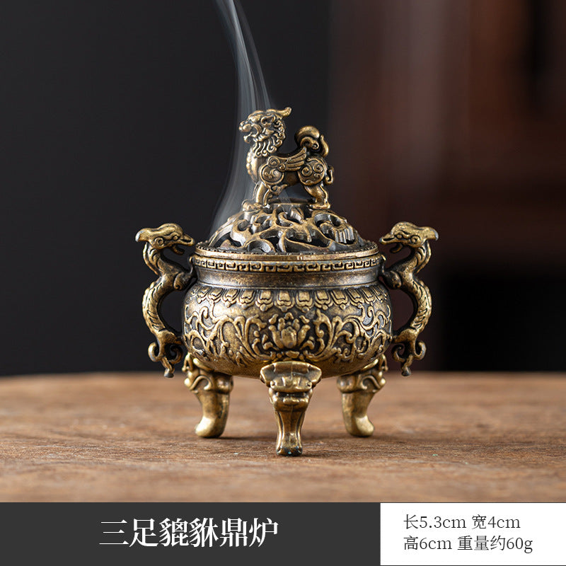 Cross-border hot-selling search banner magic lamp small incense burner wishing magic lamp small auspicious cloud elf aromatherapy burner handicraft ornament