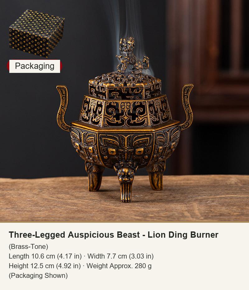 Three-Legged Auspicious Beast - Lion Ding Burner