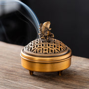 Classical three-legged incense burner household sandalwood plate incense burner indoor agarwood burner home incense box incense road zen ornament