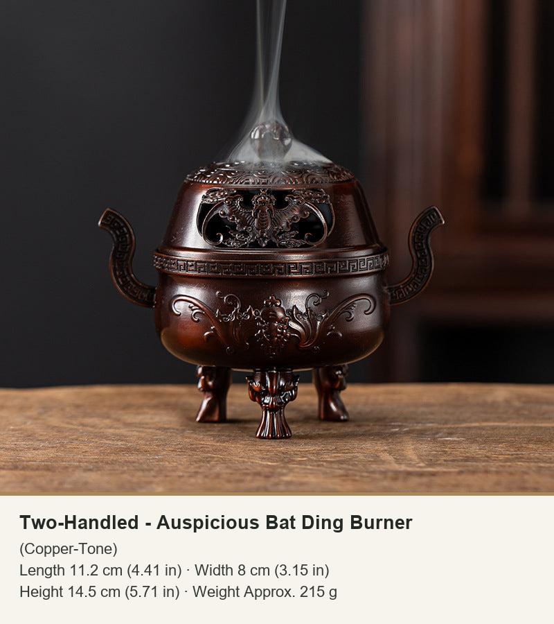 Two-Handled - Auspicious Bat Ding Burner