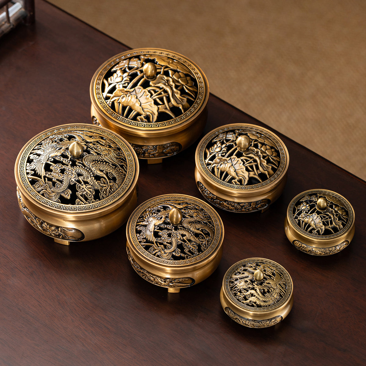 Longfeng plate incense burner home interior office antique ornament incense road aromatherapy burner agarwood sandalwood burner offering incense burner