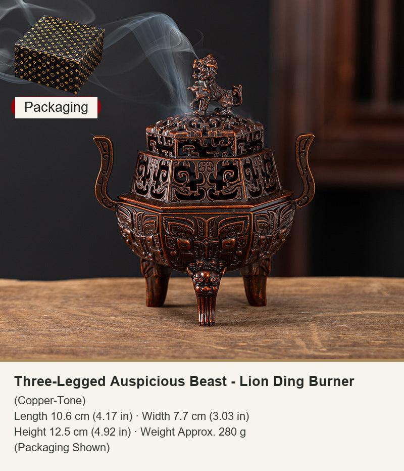 Three-Legged Auspicious Beast - Lion Ding Burner
