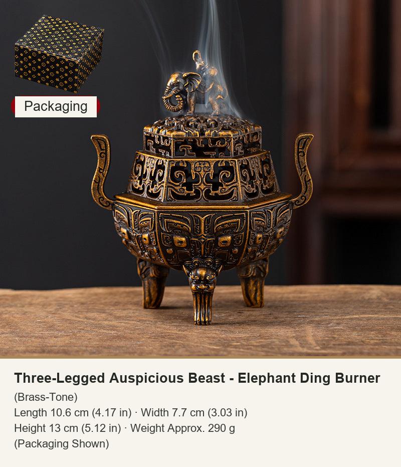 Three-Legged Auspicious Beast - Elephant Ding Burner
