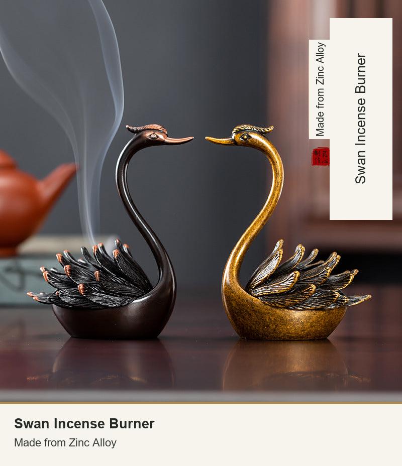 Swan Incense Burner
