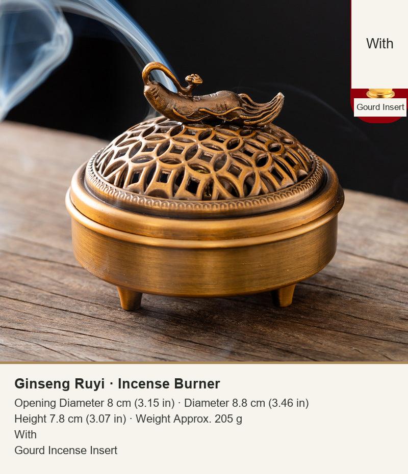 Ginseng Ruyi  ·  Incense Burner