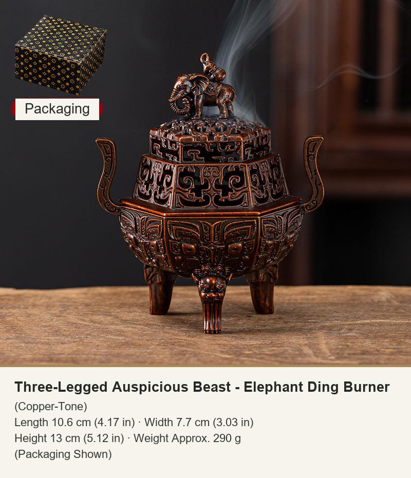 Three-Legged Auspicious Beast - Elephant Ding Burner