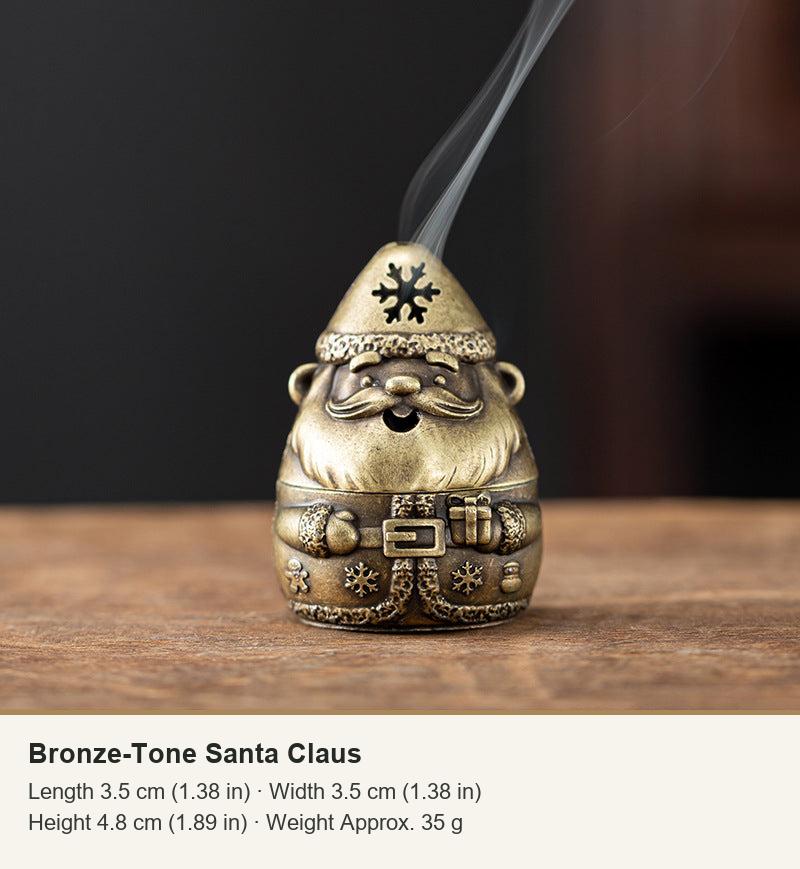 Bronze-Tone Santa Claus