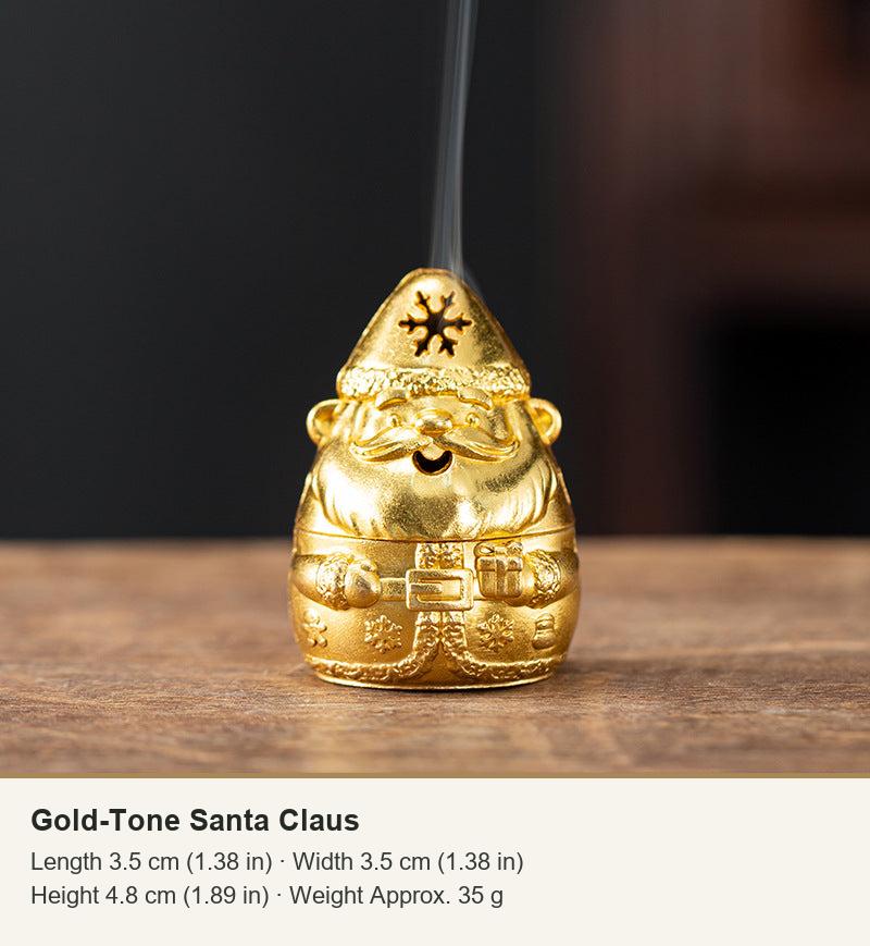 Gold-Tone Santa Claus