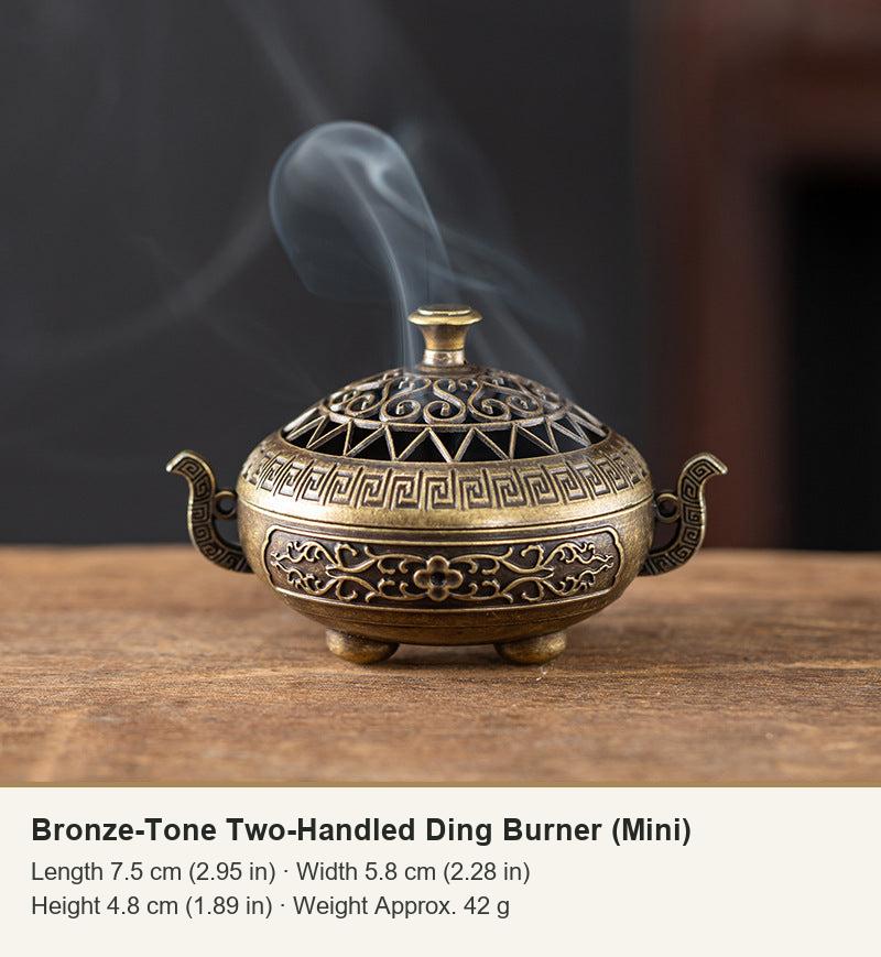 Bronze-Tone Two-Handled Ding Burner (Mini)
