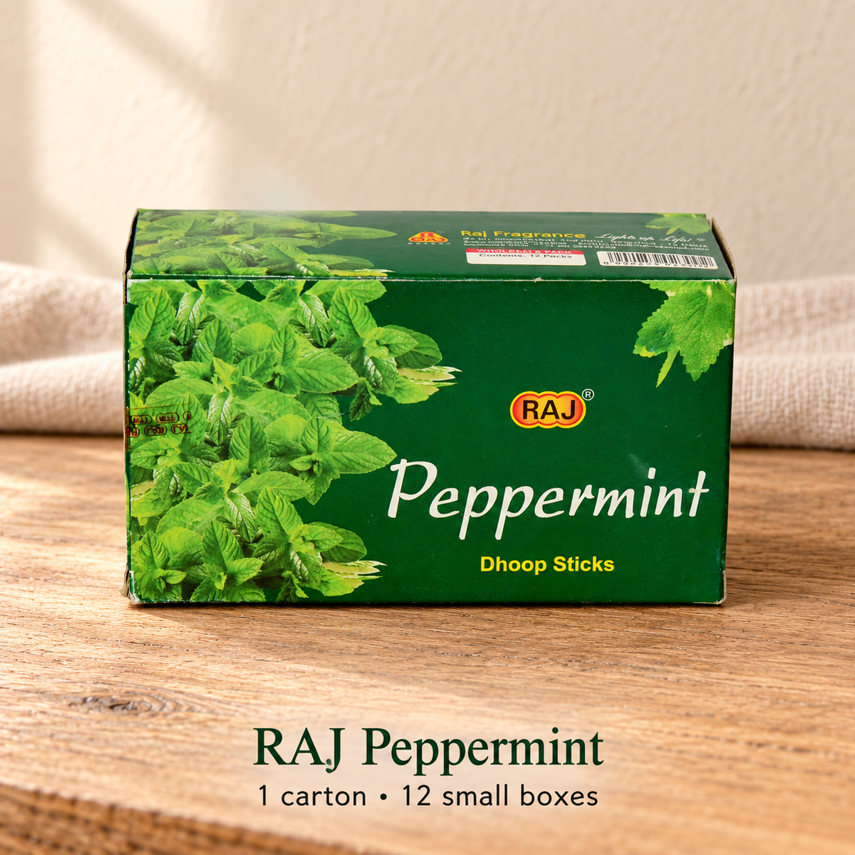 TB14418360182 | variant-26 | RAJ Peppermint | 1 carton / 12 small boxes