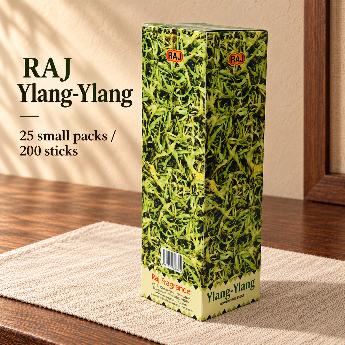 PTSX-TB2890870404-20 | RAJ Ylang-Ylang | 25 small packs / 200 sticks