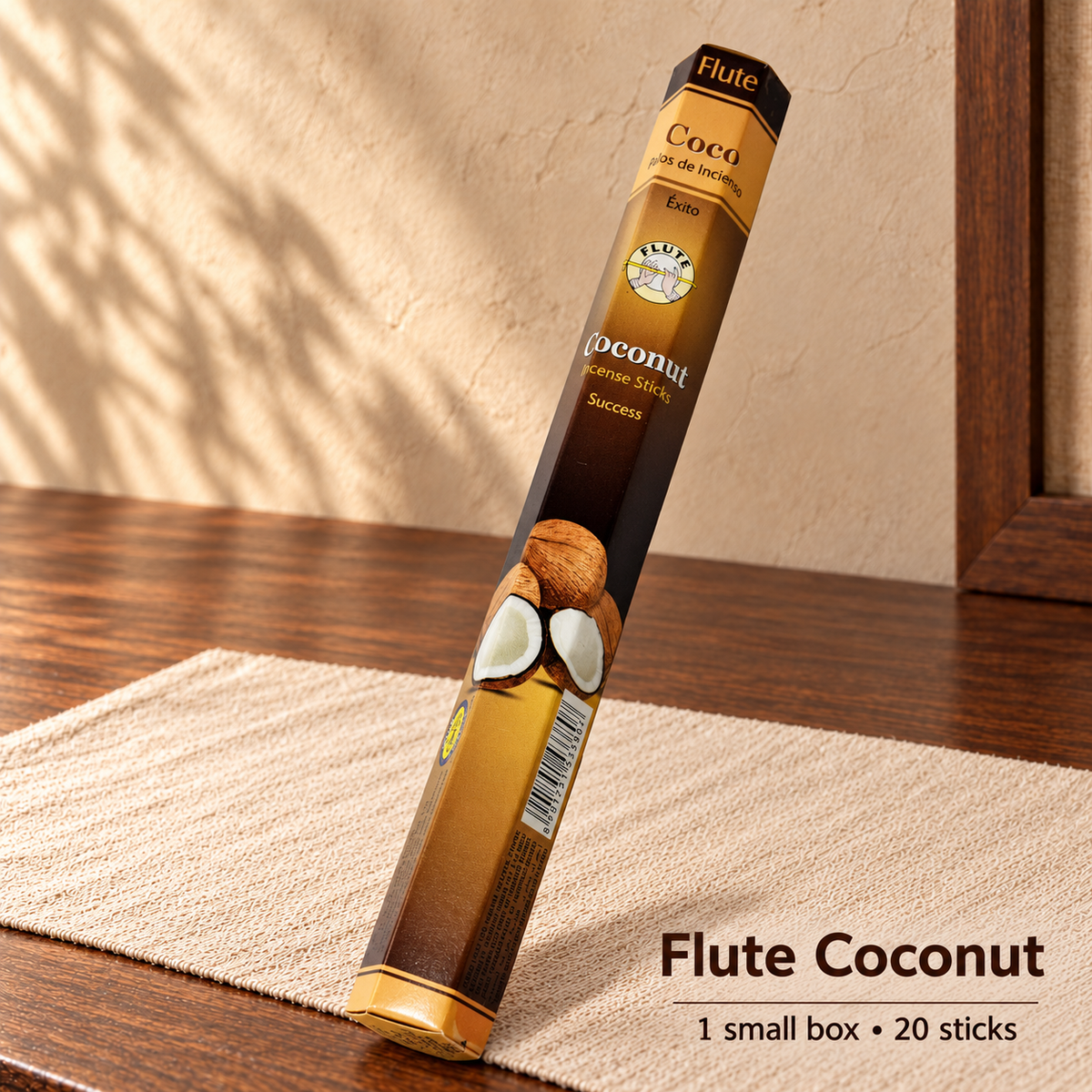 Flute Coconut — 20 sticks / one small box