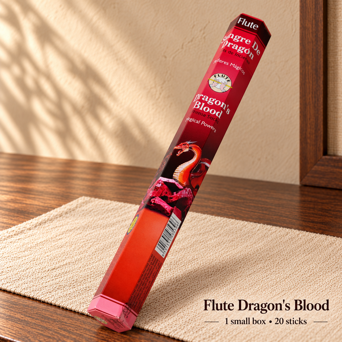 Flute Dragon's Blood — 20 sticks / one small box