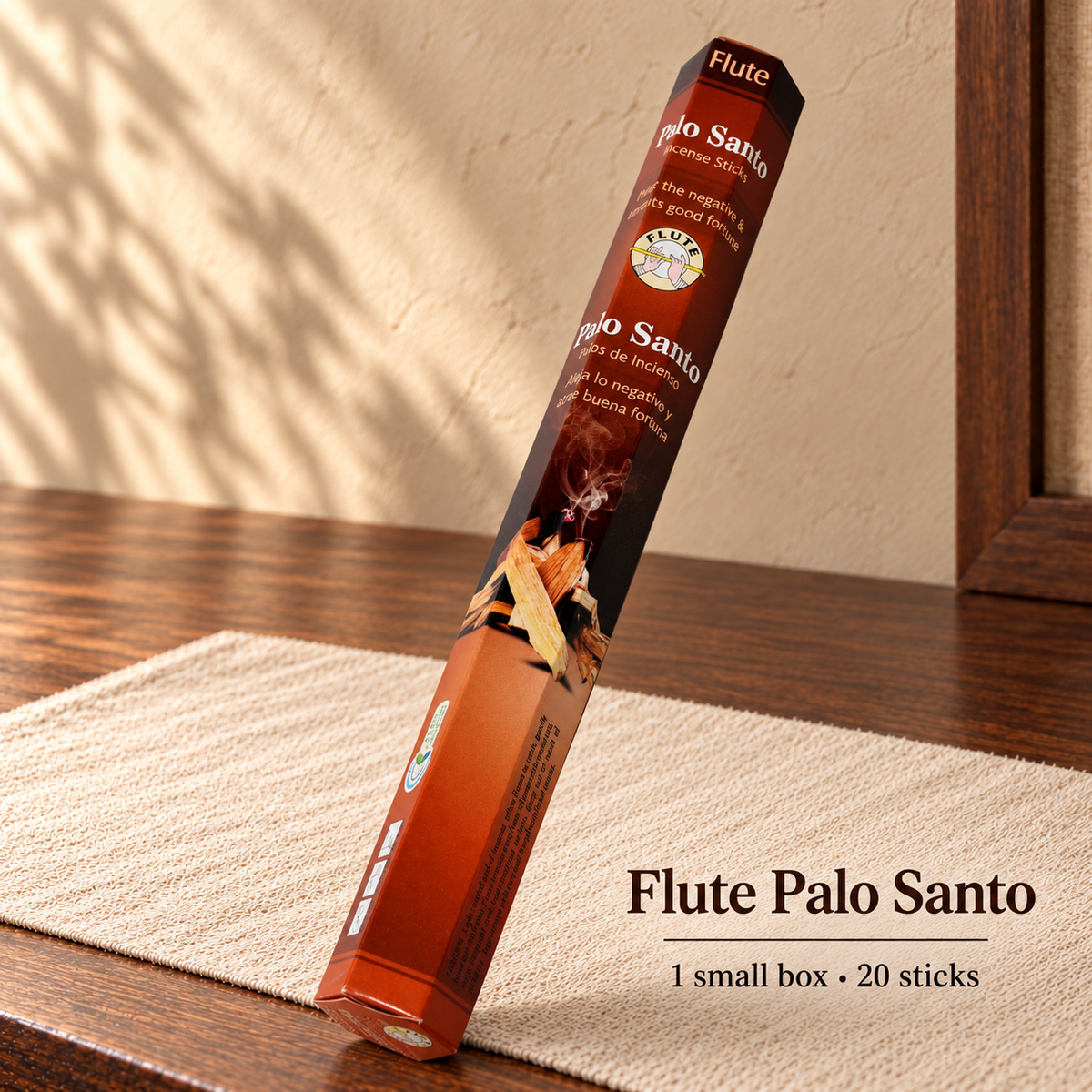 Flute Palo Santo — 20 sticks / one small box