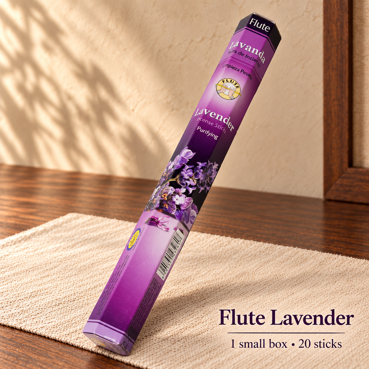 Flute Lavender — 20 sticks / one small box