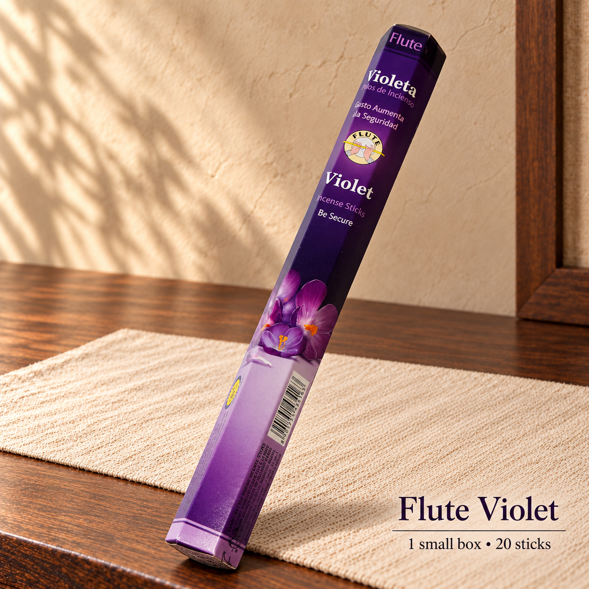 Flute Violet — 20 sticks / one small box