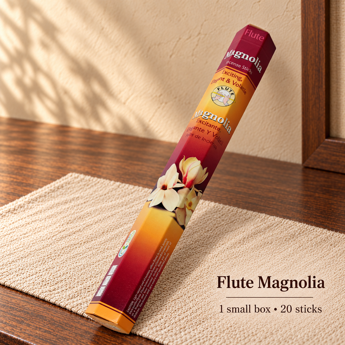 Flute Magnolia — 20 sticks / one small box