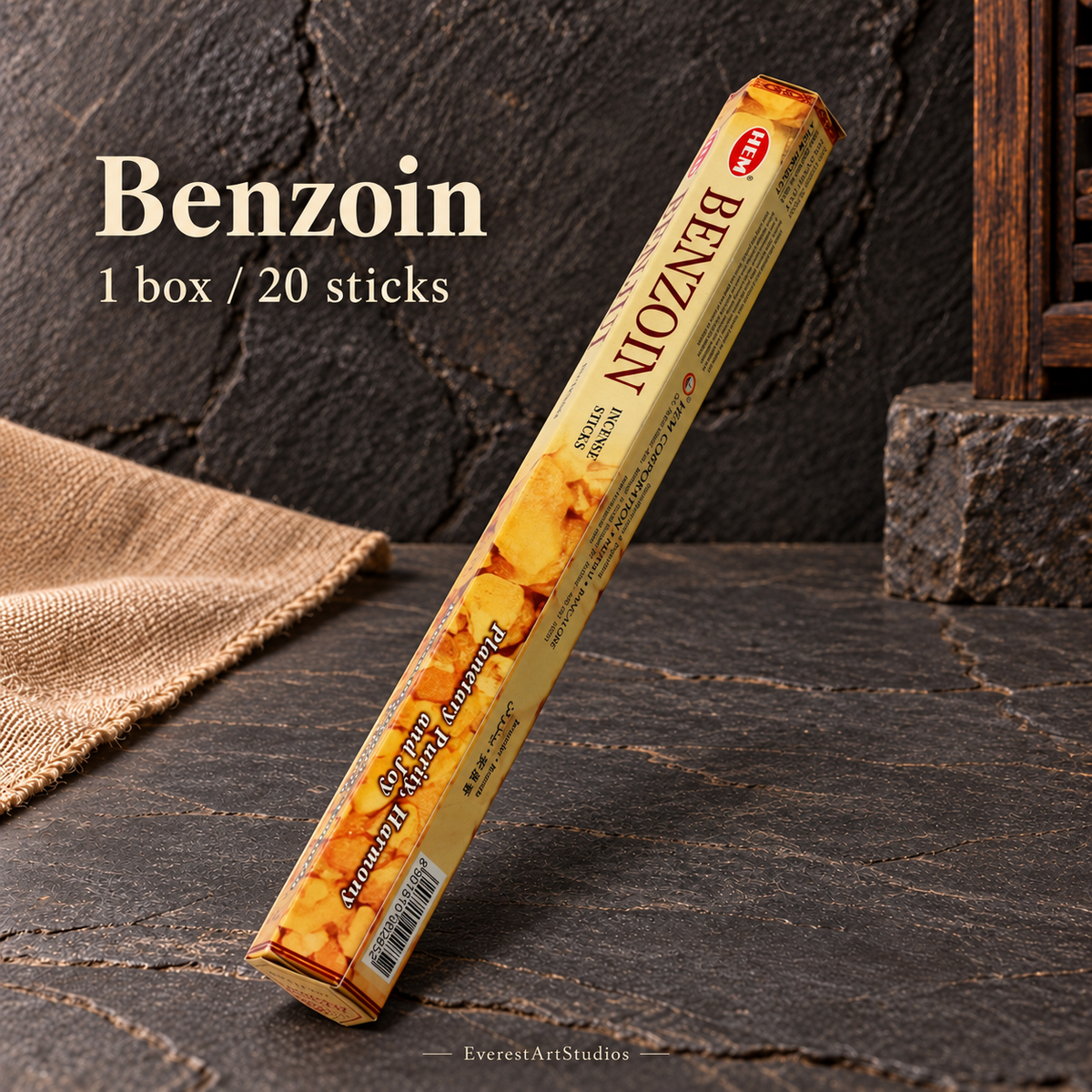 PTSX-TB563825567512-18 | Benzoin | 1 box / 20 sticks