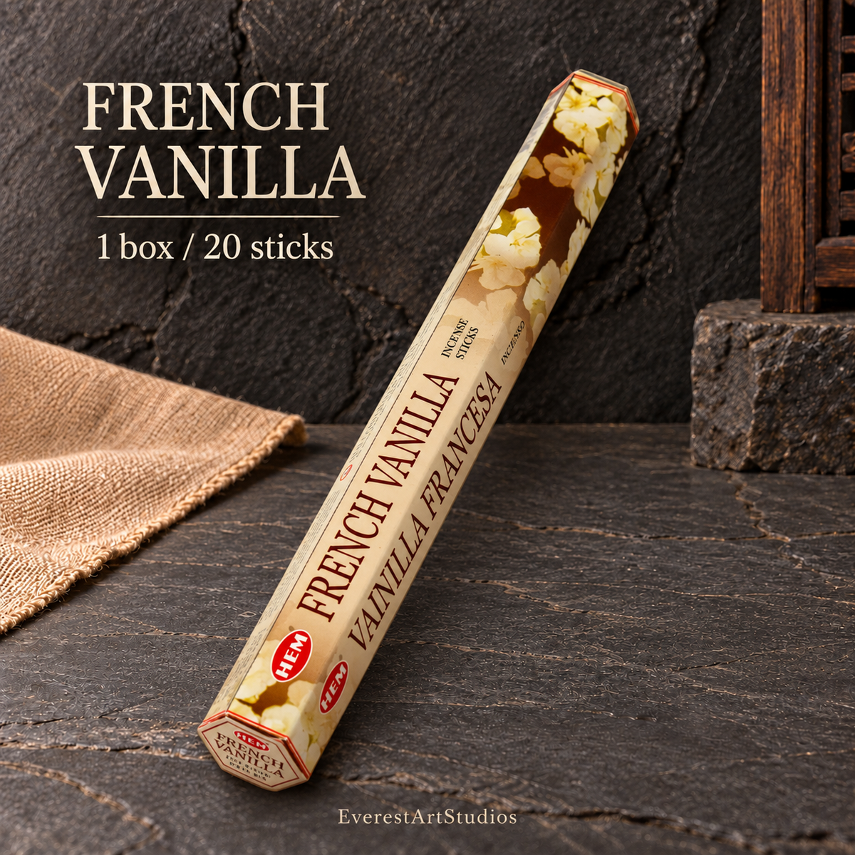 PTSX-TB563825567512-25 | French Vanilla | 1 box / 20 sticks