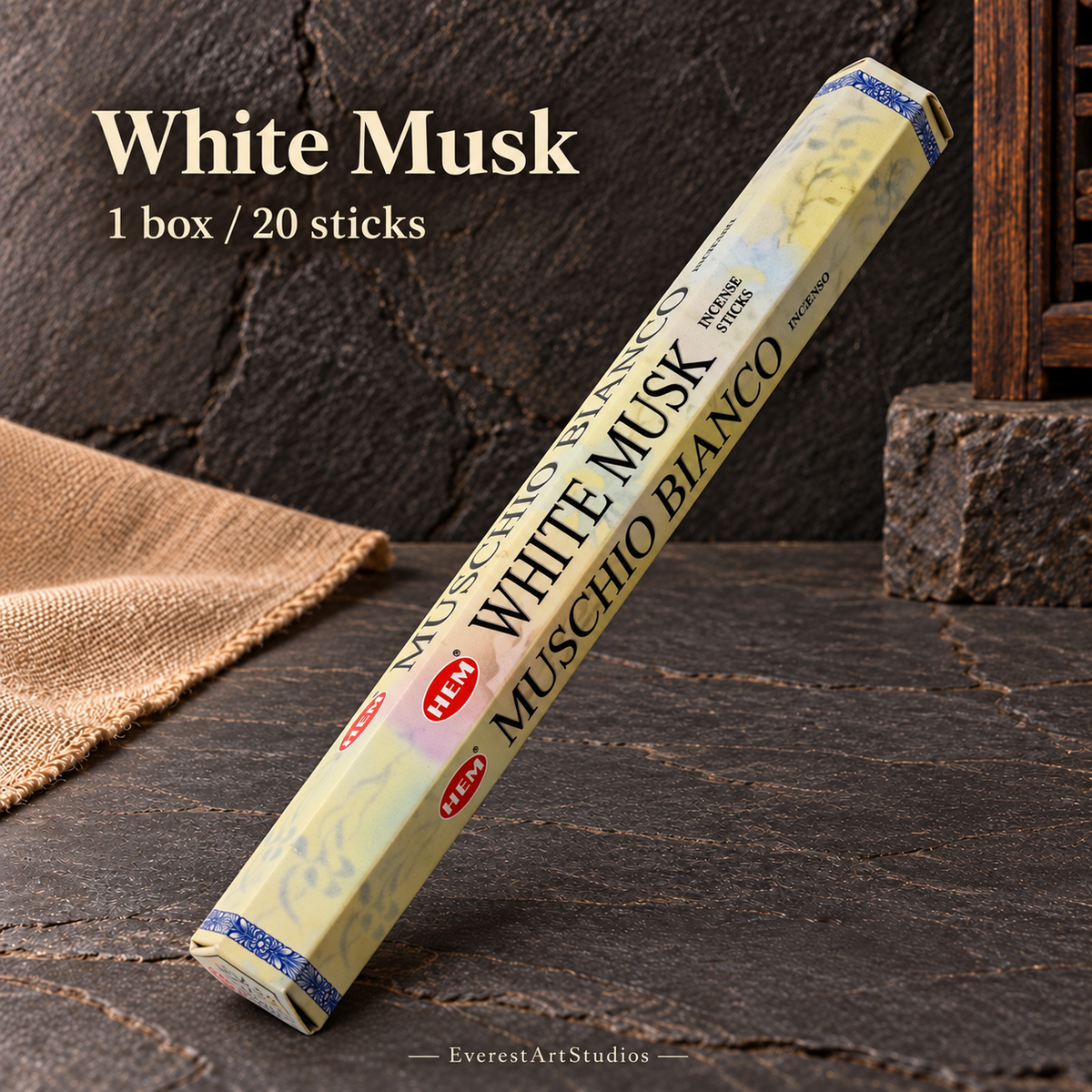 PTSX-TB563825567512-27 | White Musk | 1 box / 20 sticks