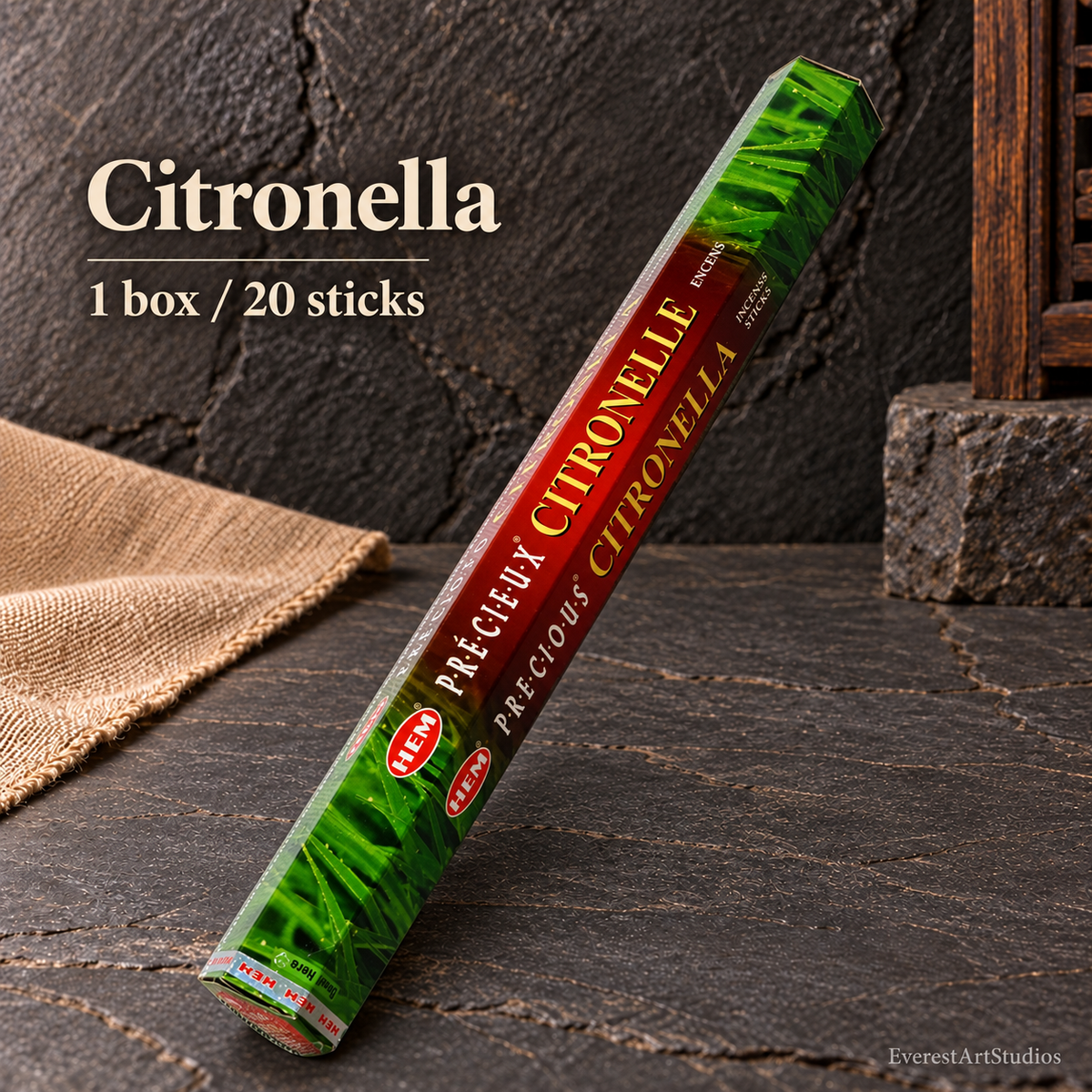 PTSX-TB563825567512-35 | Citronella | 1 box / 20 sticks
