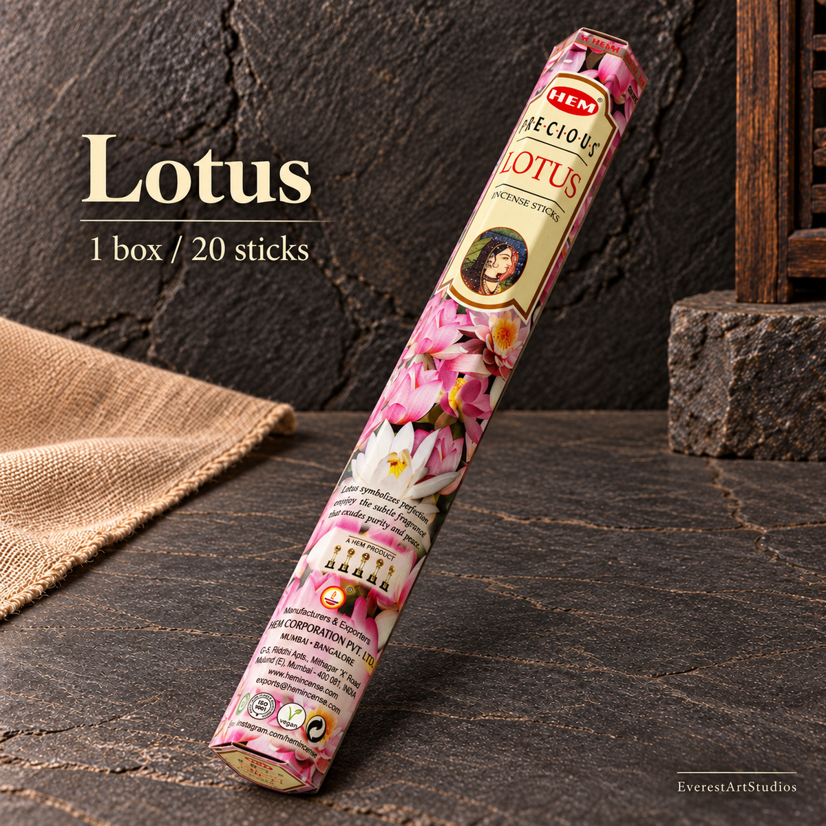 PTSX-TB563825567512-36 | Lotus | 1 box / 20 sticks