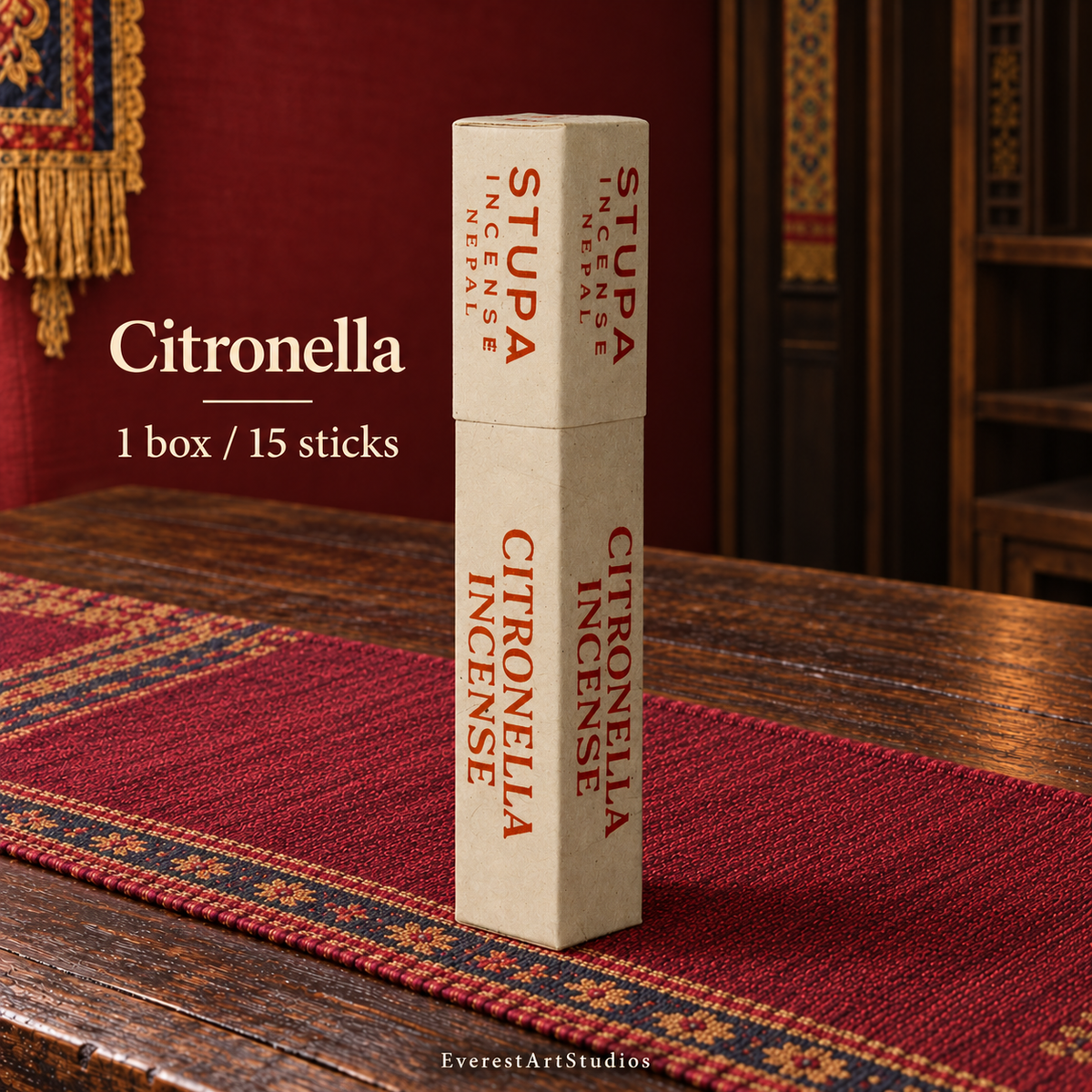 PTSX-TB637546760373-07 | Citronella | 1 box / 15 sticks