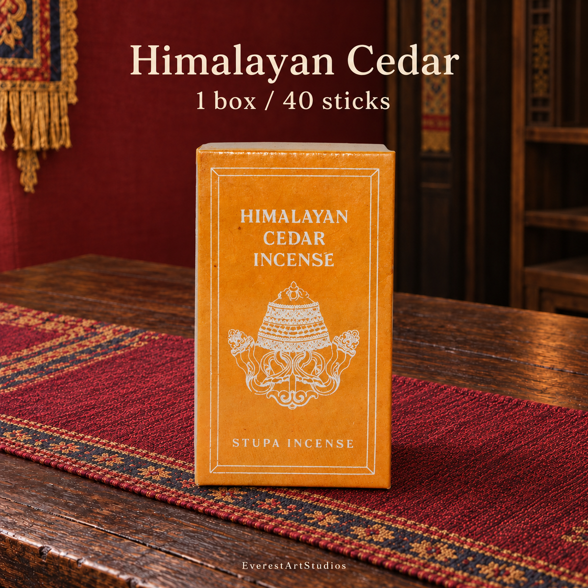 PTSX-TB637546760373-12 | Himalayan Cedar | 1 box / 40 sticks