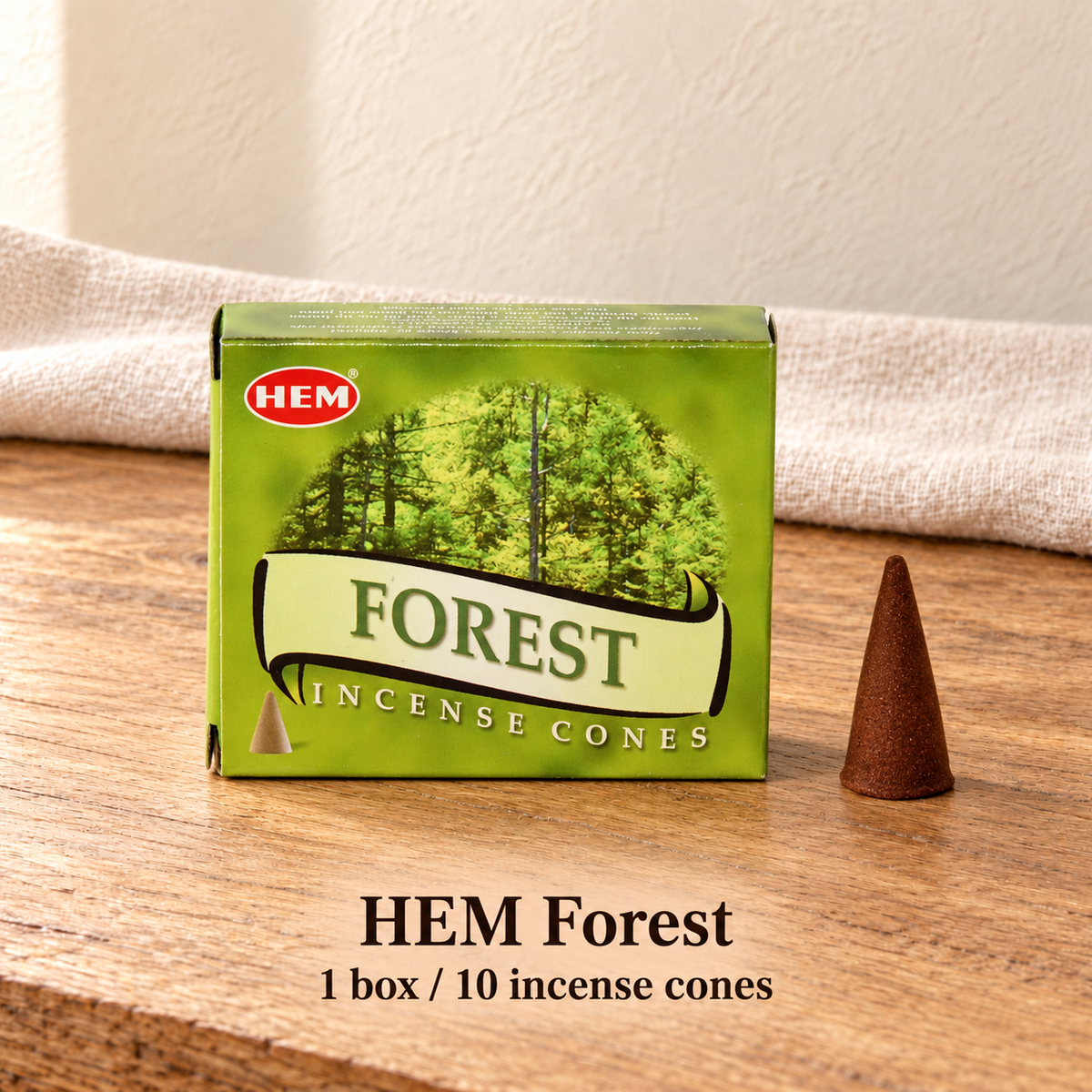PTSX-TB642341234239-07 | HEM Forest | 1 box / 10 incense cones