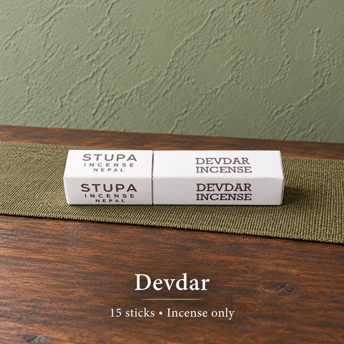 PTSX-TB778779405420-27 | Devdar / 15 sticks / incense only | 15 sticks / no dish