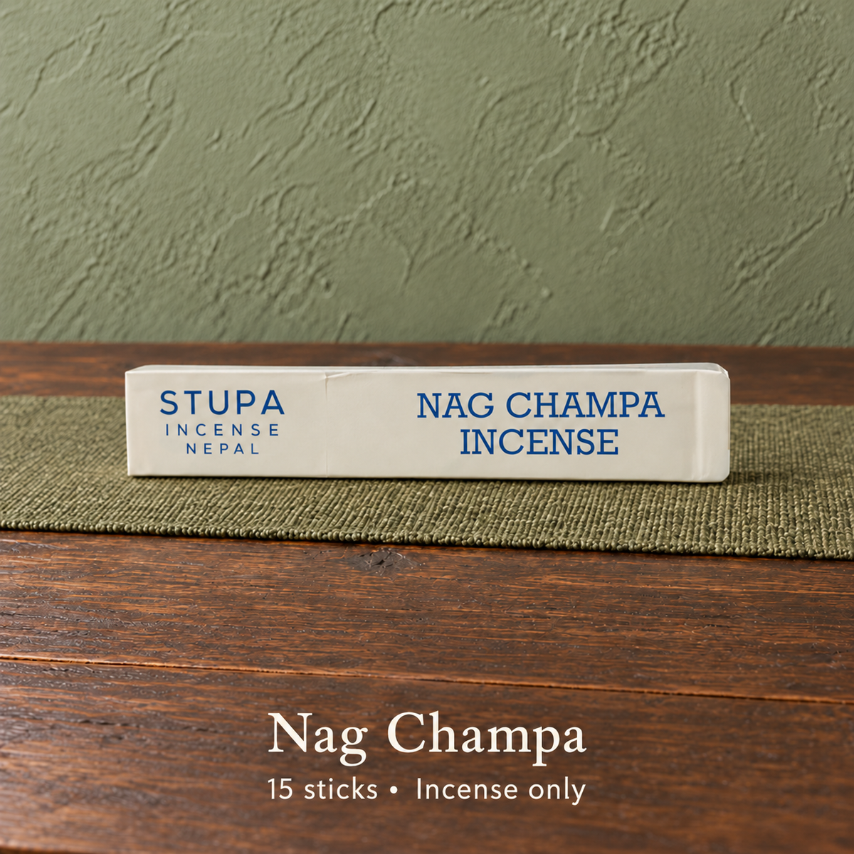 PTSX-TB778779405420-28 | Nag Champa / 15 sticks / incense only | 15 sticks / no dish