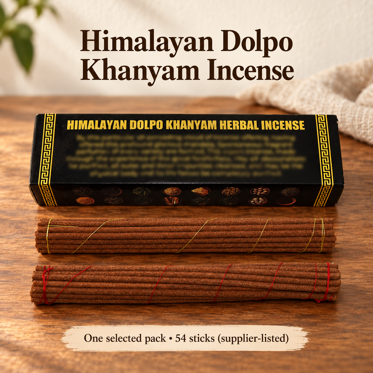 Himalayan Dolpo Khanyam Incense — 54-Stick Pack — main-3